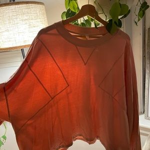 Free People: pink long sleeve, the comfiest softest shirt there ever was